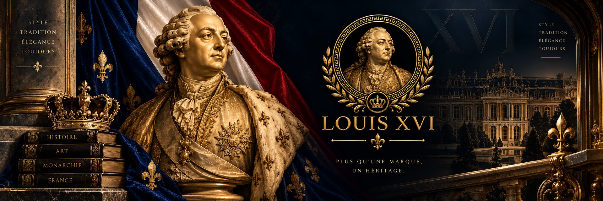 LOUIS XVI — Plus qu'une marque, un héritage. Histoire, art, monarchie, France.