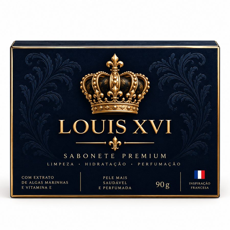 Sabonete Premium LOUIS XVI — embalagem frontal